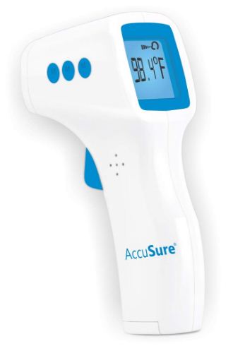 Accusure non contact thermometer for covid 19