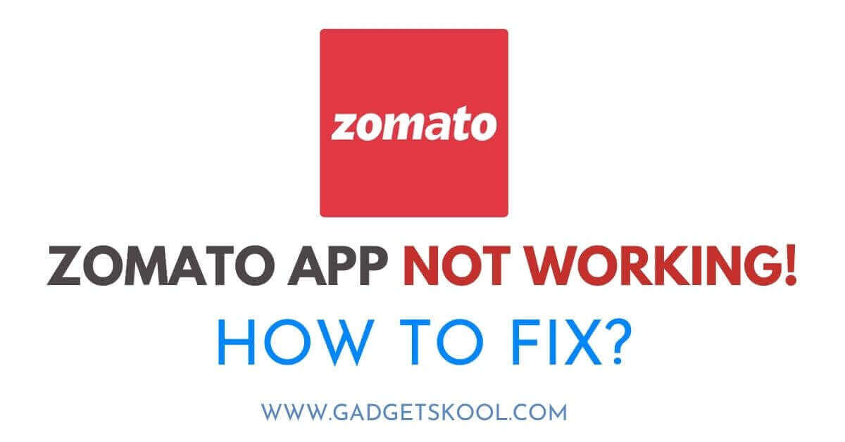 zomato app not working solutions