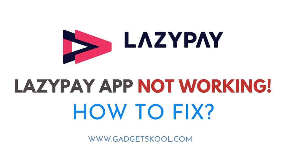 LazyPay App not working solutions
