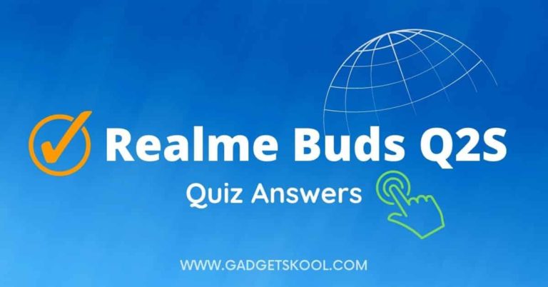 Amazon Realme Buds Q2S quiz answers today