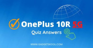 amazon oneplus 10r 5g quiz answers today