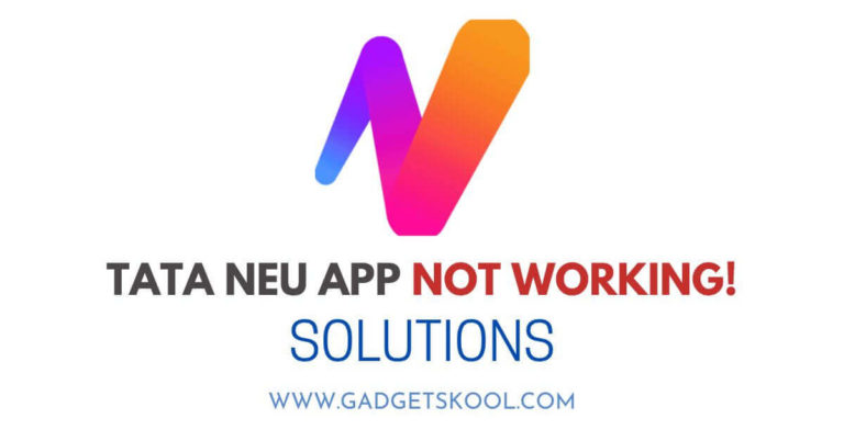 tata neu app not working on android solutions
