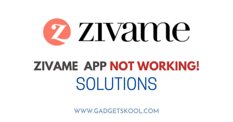 zivame app not working solutions