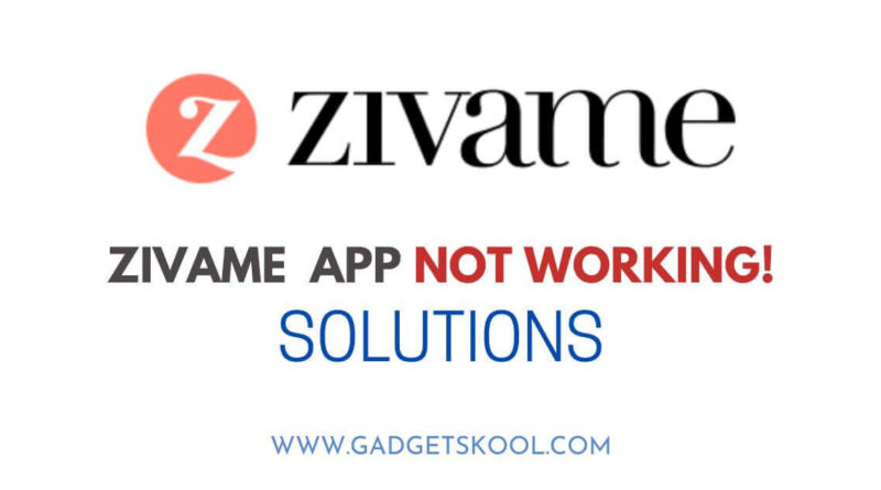 zivame app not working solutions