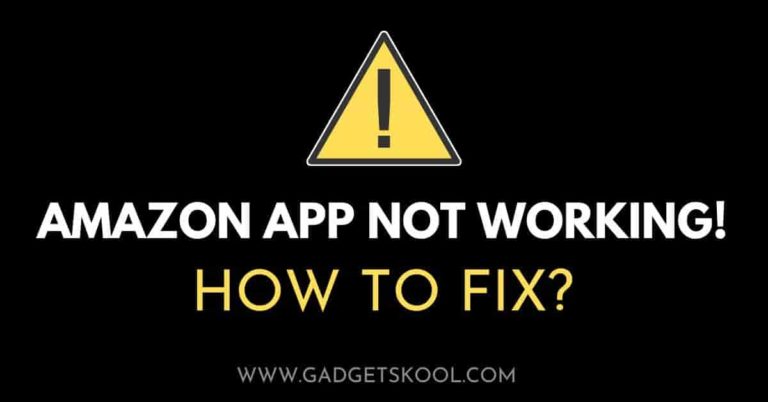 amazon app not working solutions