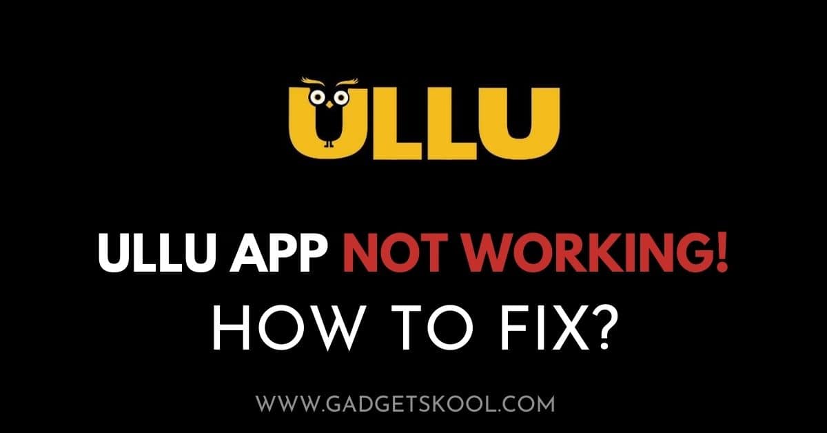 ullu app not working