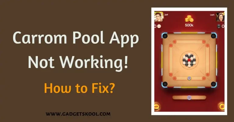 carrom pool app not working solutions