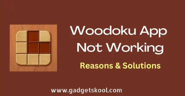 woodoku app not working solutions