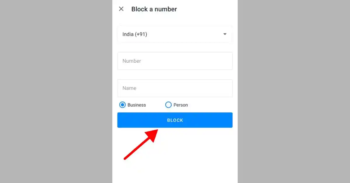 truecaller block number spam