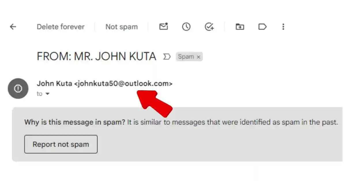 check sender details for phishing attempts