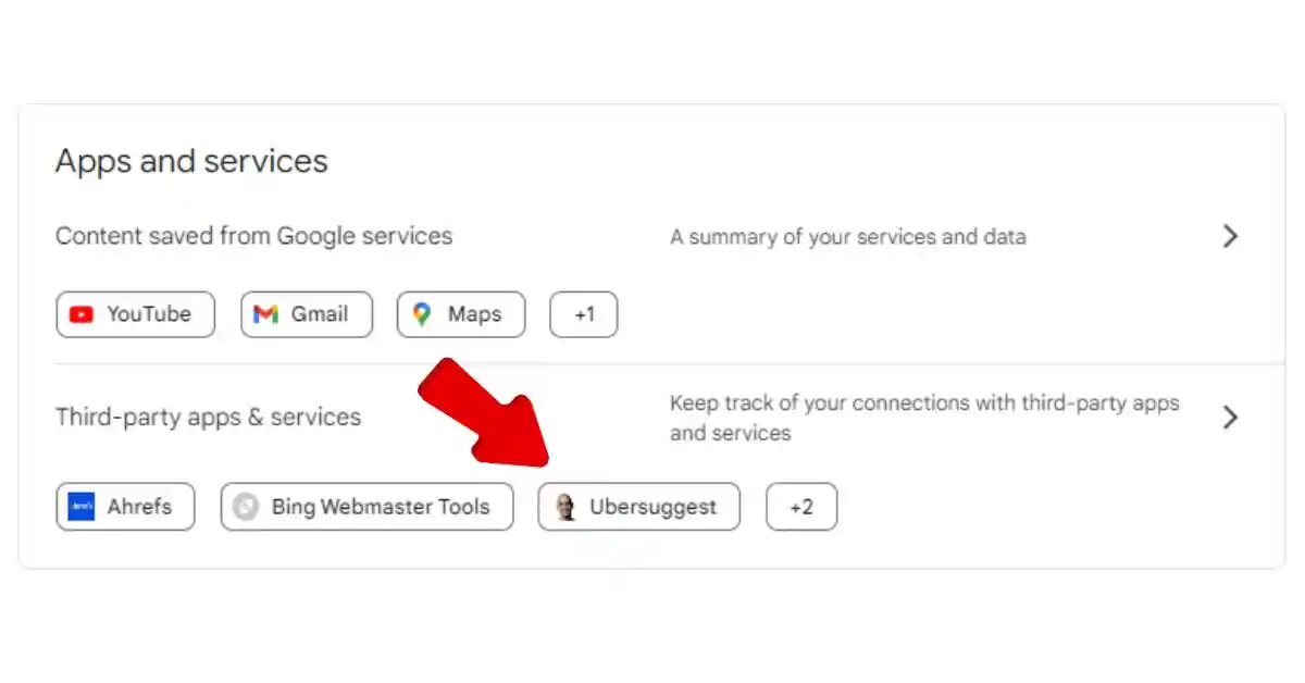 manage third-party services and permissions on Gmail settings
