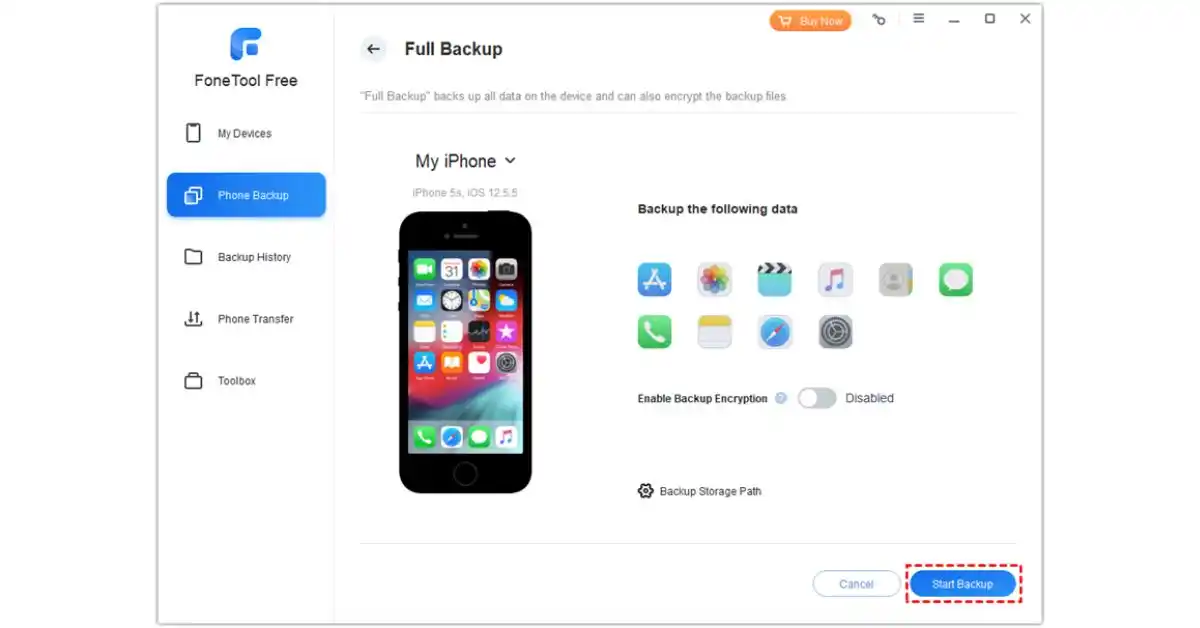 iPhone data backup