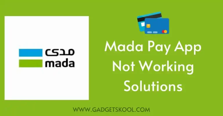 mada pay app not working solutions